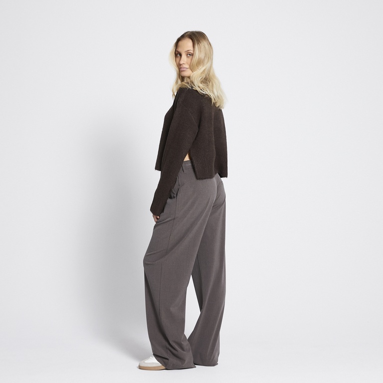 Short knit cardigan "Gemma" Brown